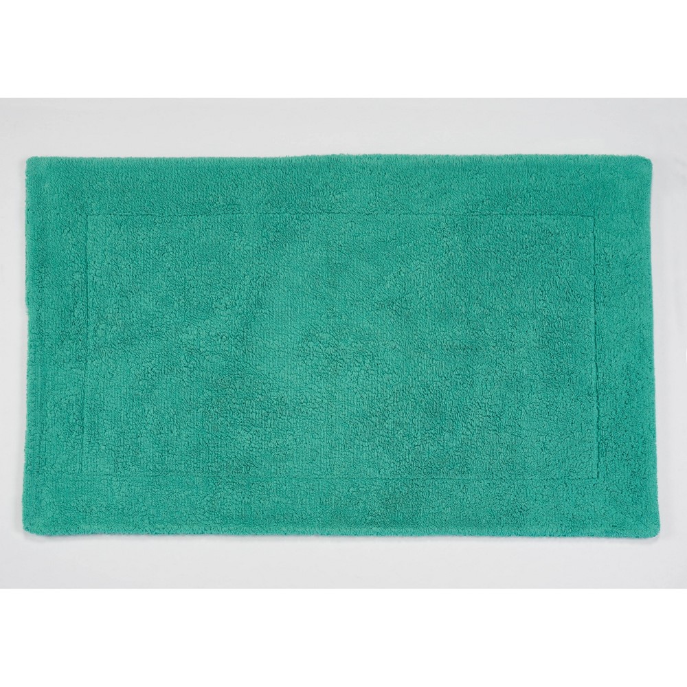 Double Bath Mat 302 by Designer Abyss & Habidecor in Lagoon Blue